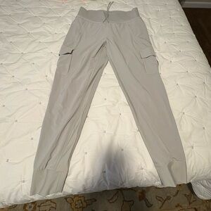 Light Gray Cargo Jogger Pants